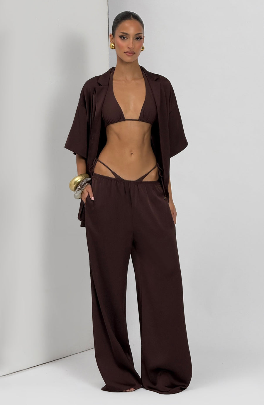 Chemise Soleil - Brun Prune