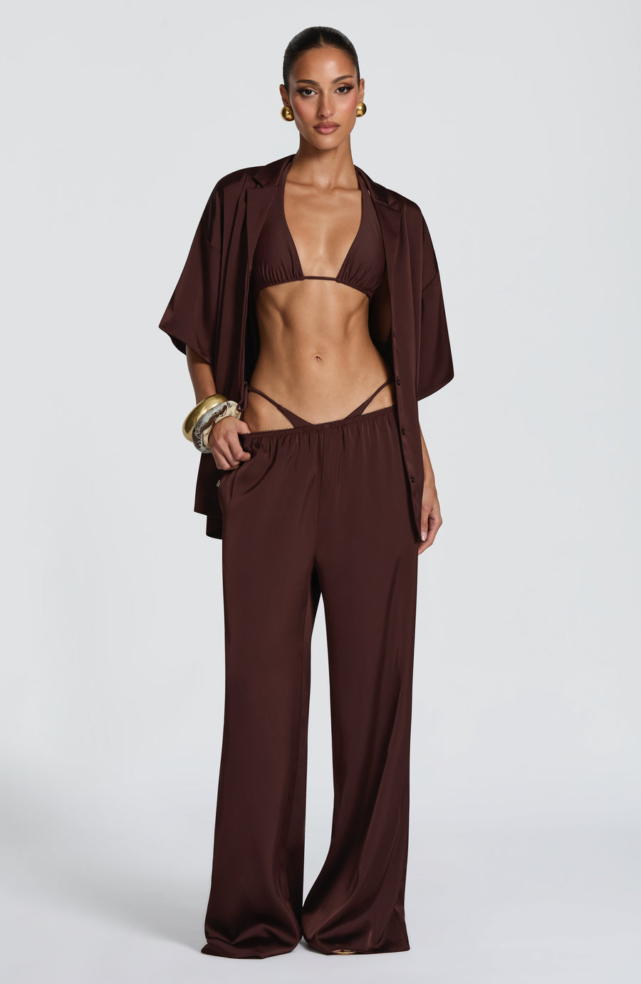 Chemise Soleil - Brun Prune
