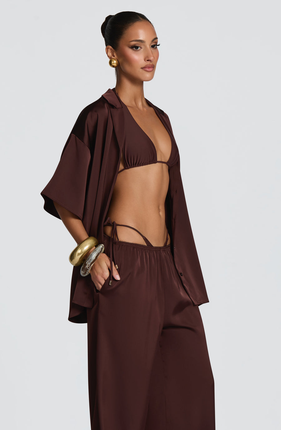 Chemise Soleil - Brun Prune