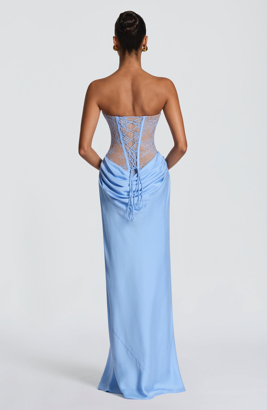 Robe Maxi Capucine - Bleu Poudré