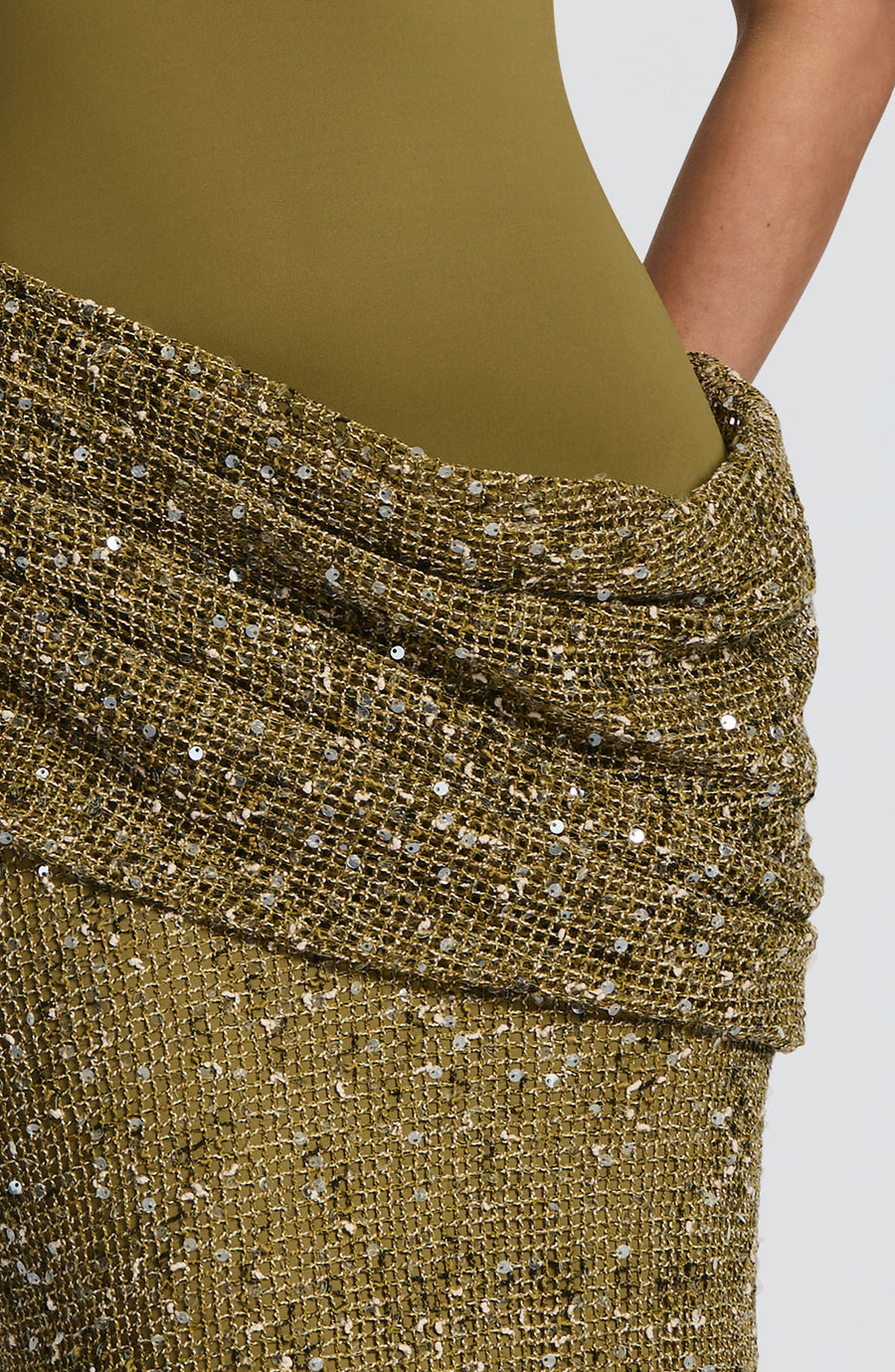Robe Maxi Soléa - Olive Foncé