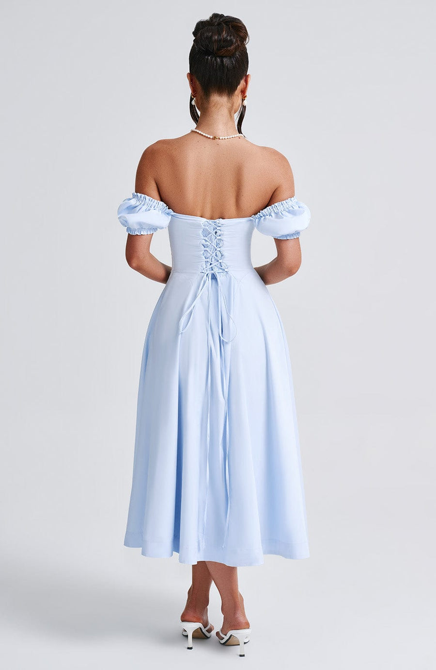 Robe Midi Élora - Bleu