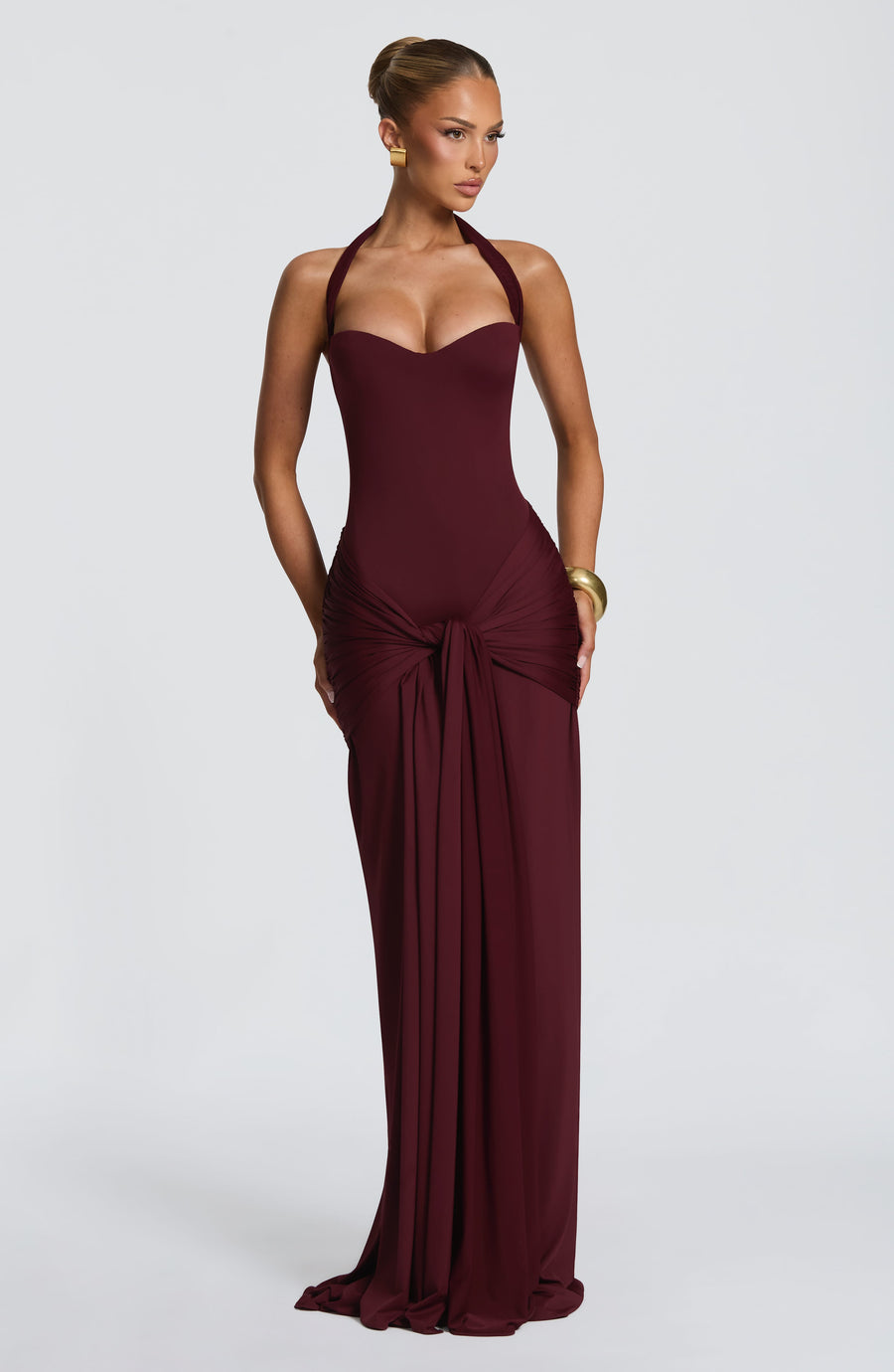 Robe Maxi Julia - Cerise