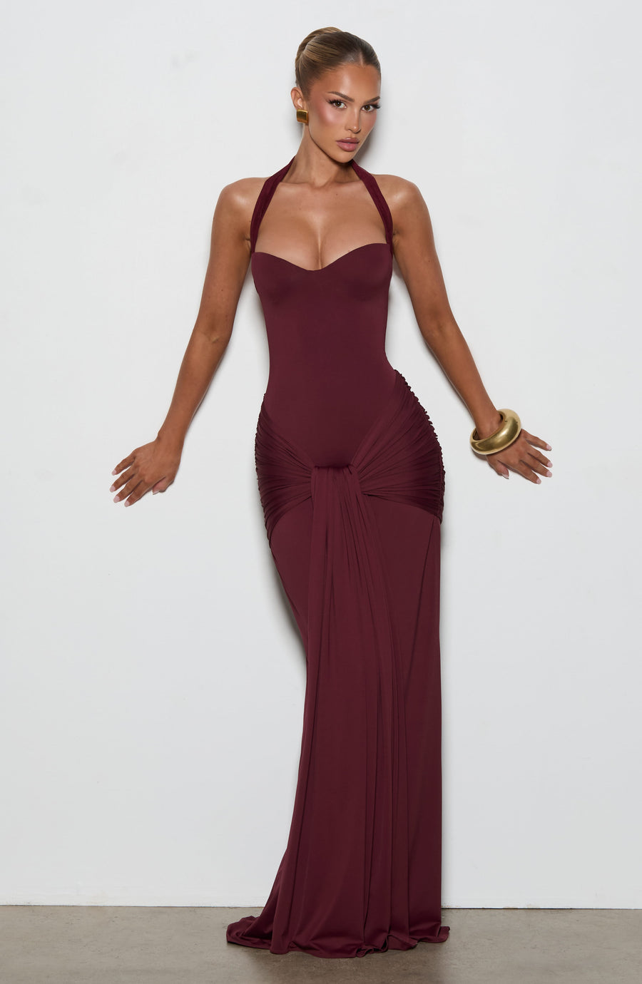 Robe Maxi Julia - Cerise