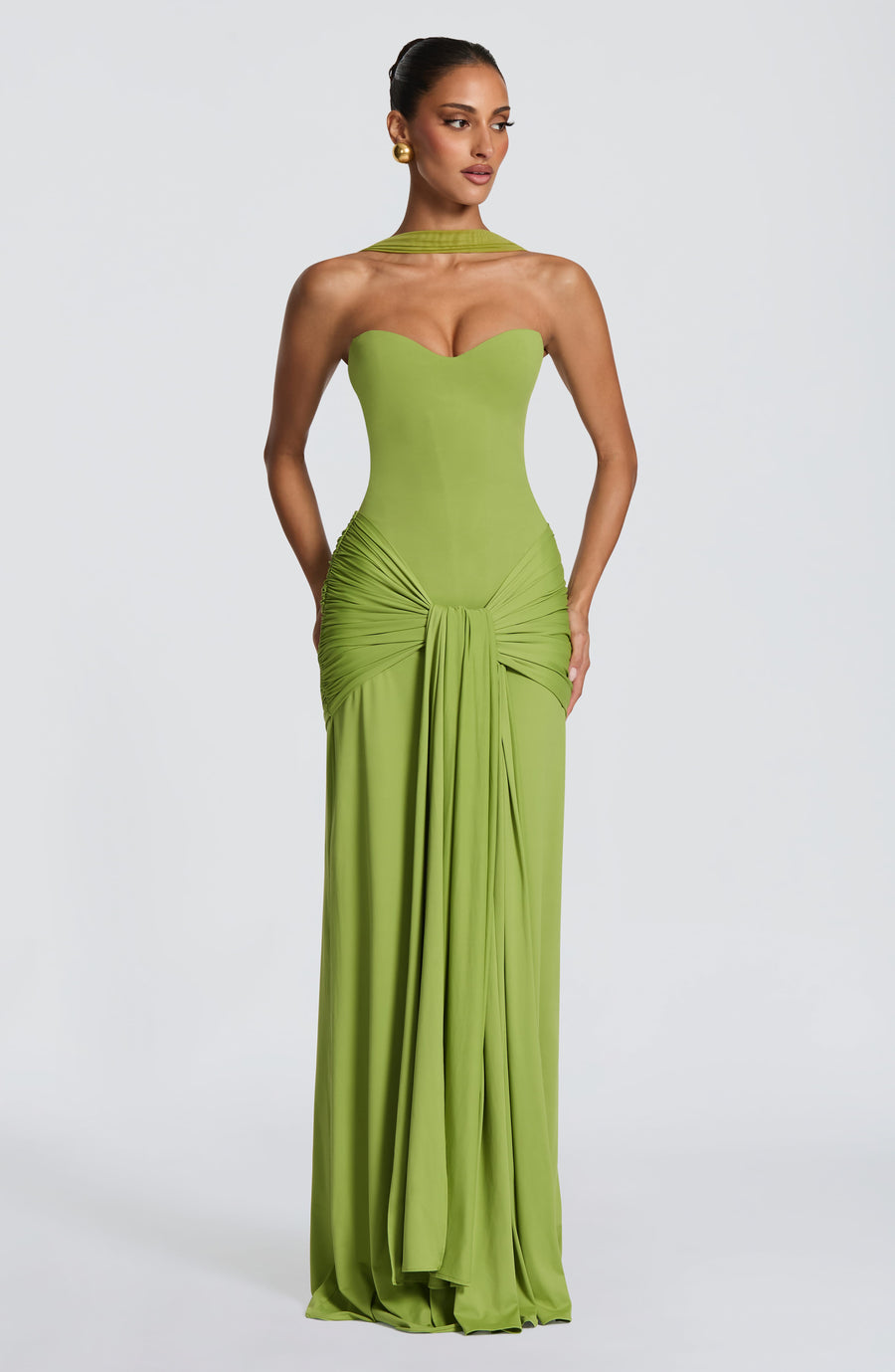 Robe Maxi Julia - Olive