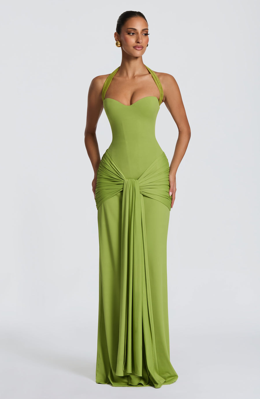 Robe Maxi Julia - Olive