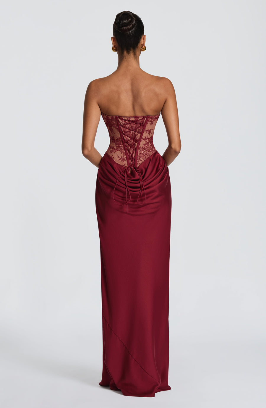 Robe Maxi Capucine - Bordeaux