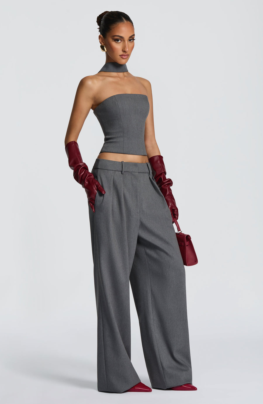 Pantalon Clémence - Gris Chiné