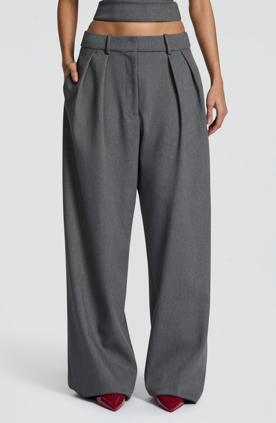 Pantalon Clémence - Gris Chiné