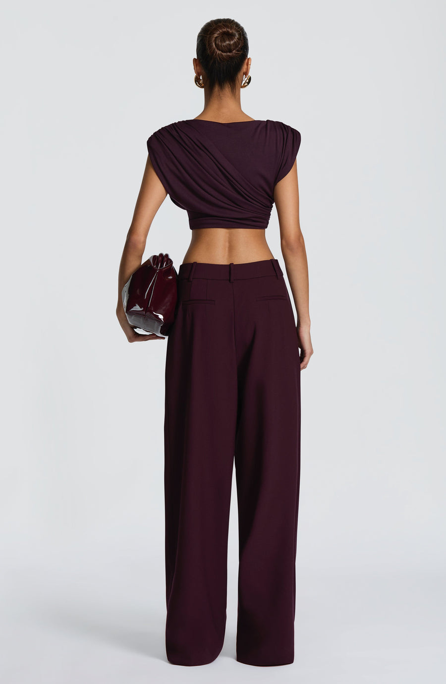 Pantalon Clémence - Prune
