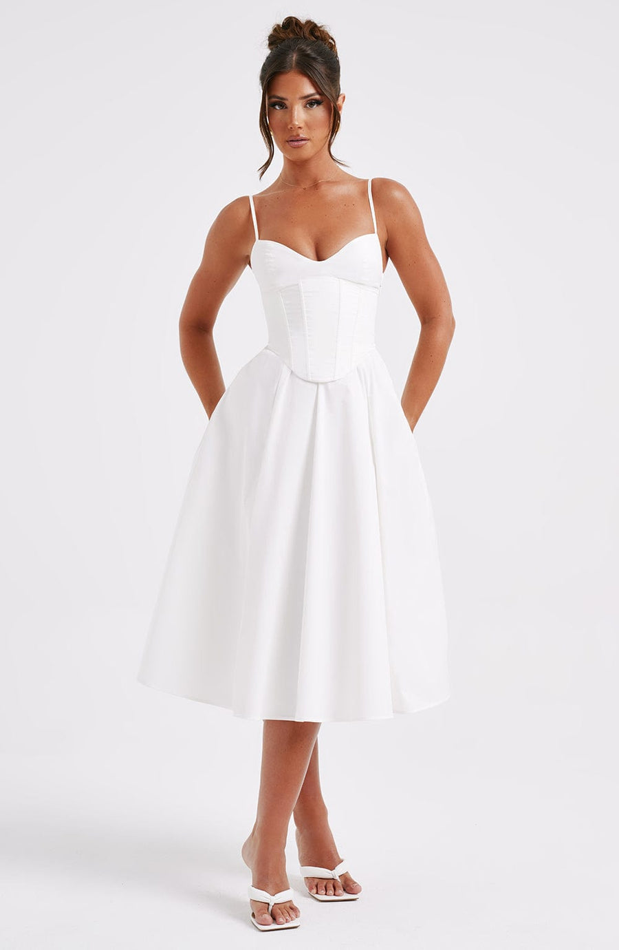 Robe Midi Marielle - Ivoire