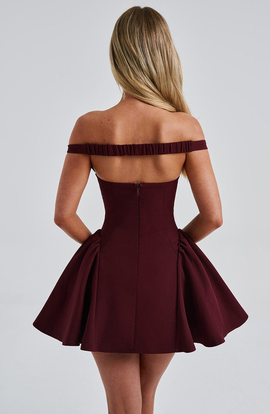 Robe Mini Marlène - Rouge Cerise