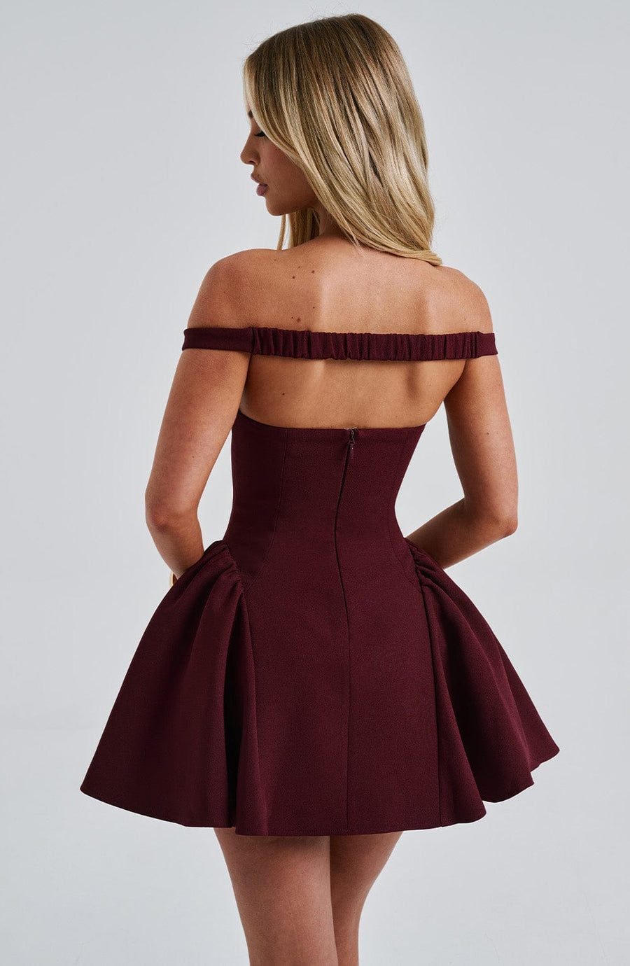 Robe Mini Marlène - Rouge Cerise