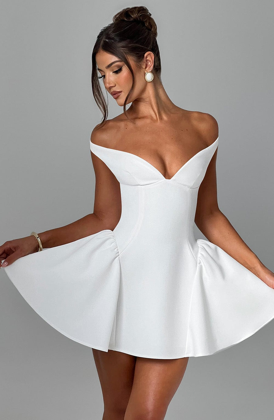 Robe Mini Marlène - Ivoire