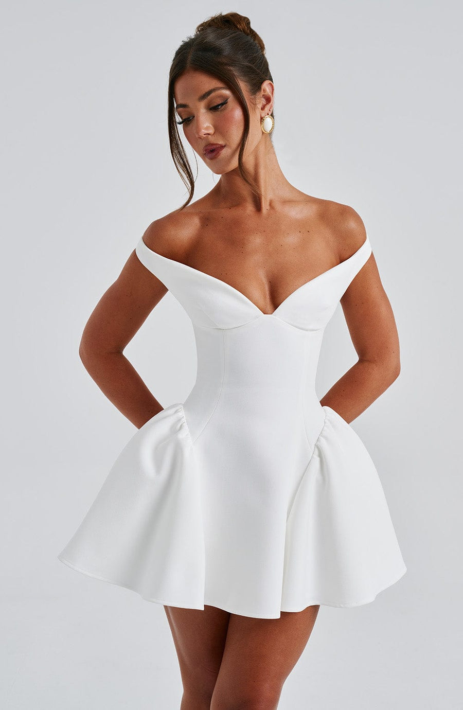 Robe Mini Marlène - Ivoire