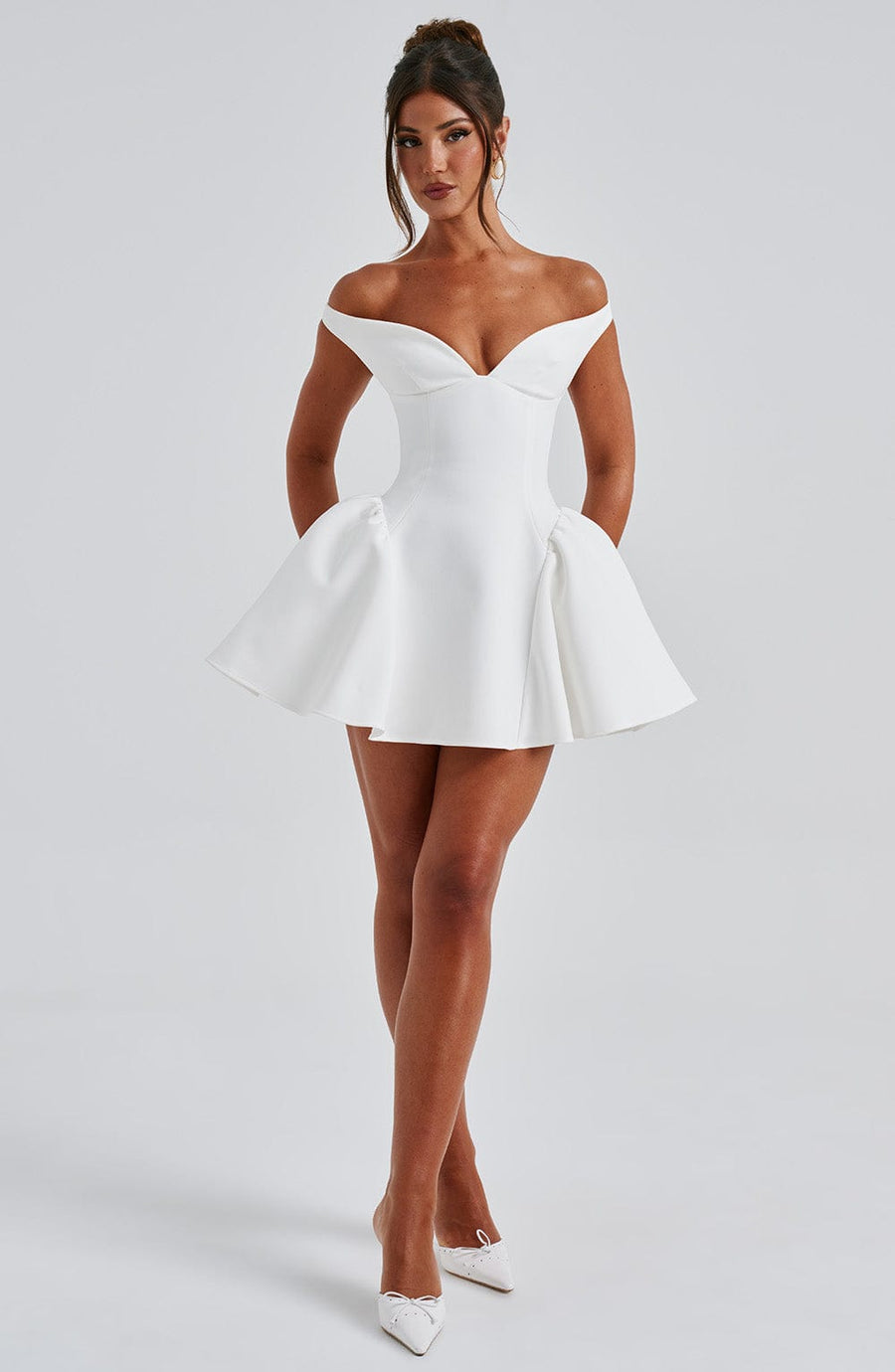 Robe Mini Marlène - Ivoire