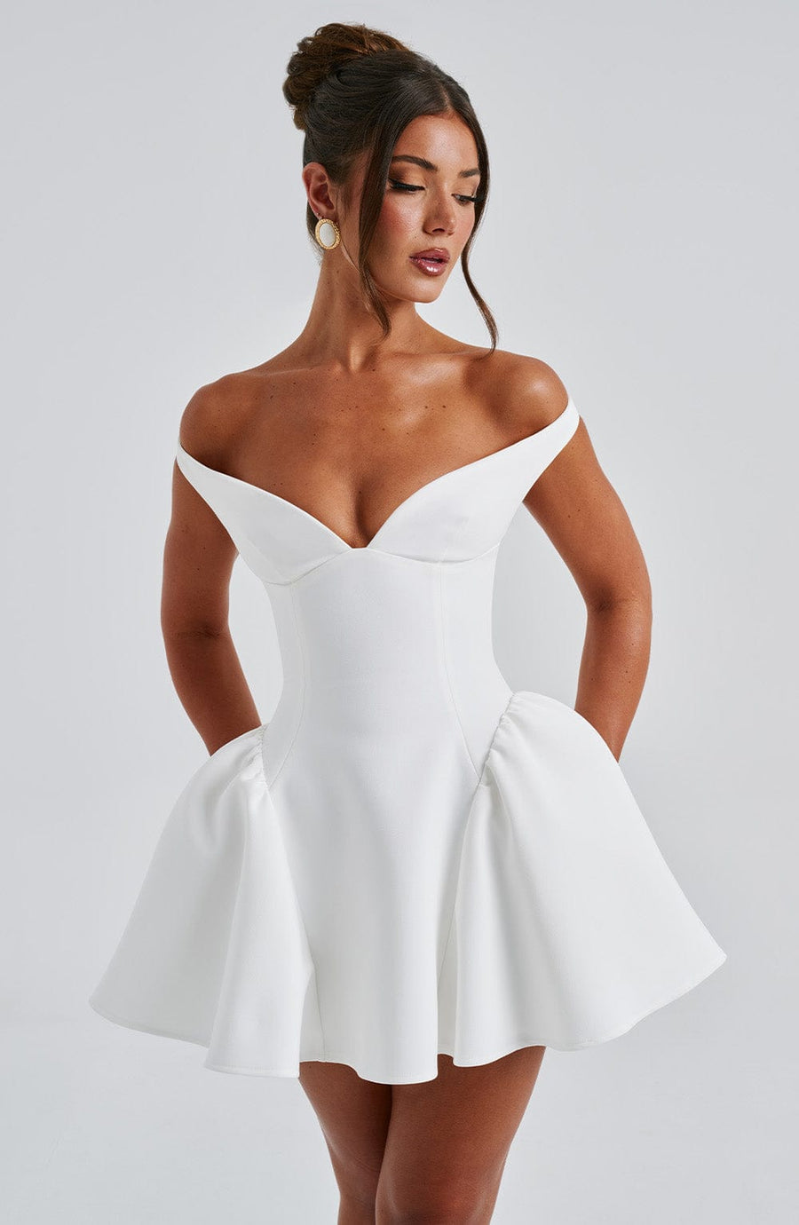 Robe Mini Marlène - Ivoire