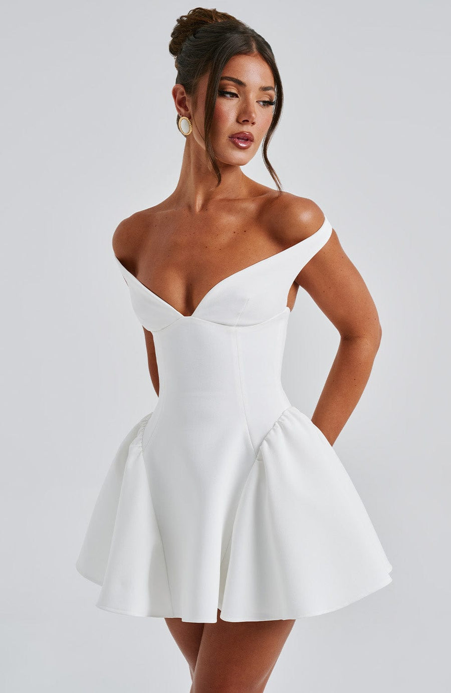 Robe Mini Marlène - Ivoire