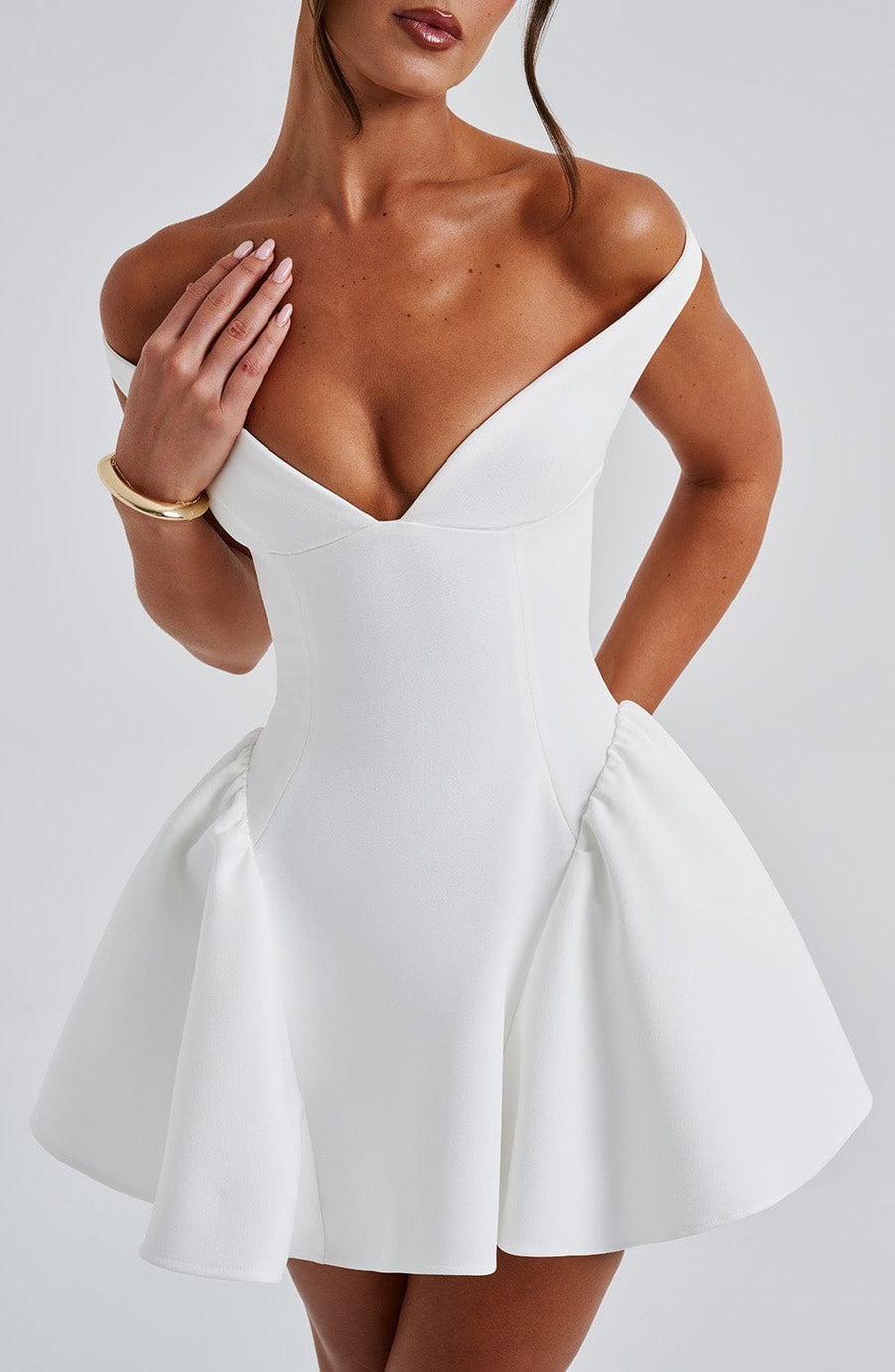 Robe Mini Marlène - Ivoire