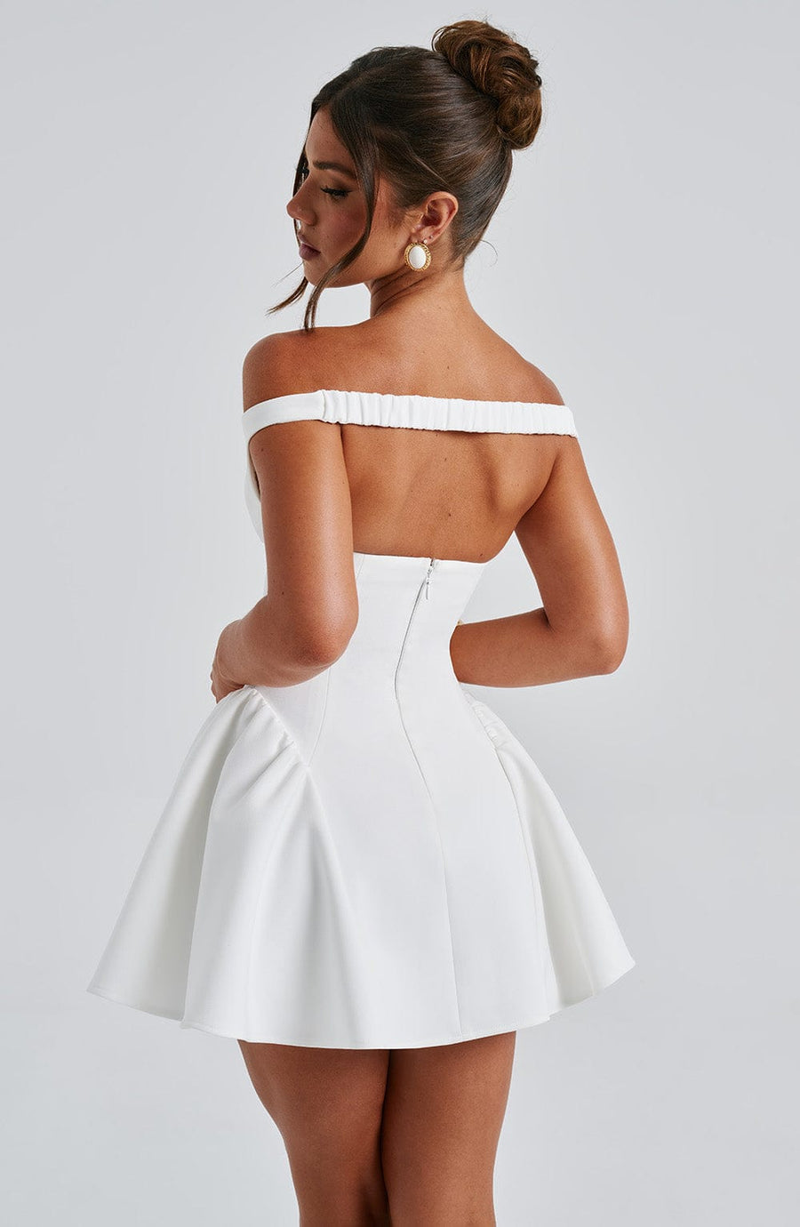Robe Mini Marlène - Ivoire