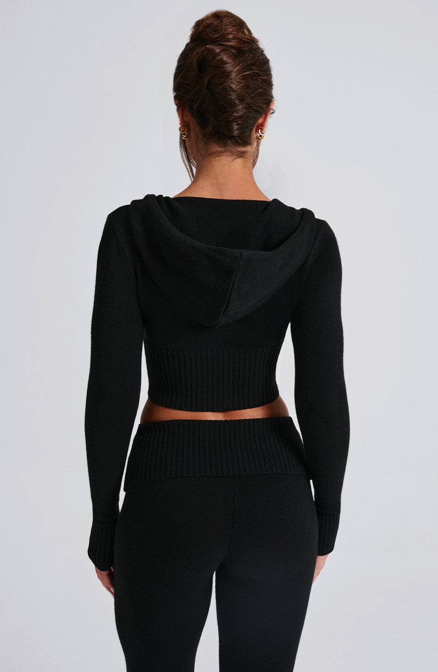 Hoodie en Maille Paloma - Noir