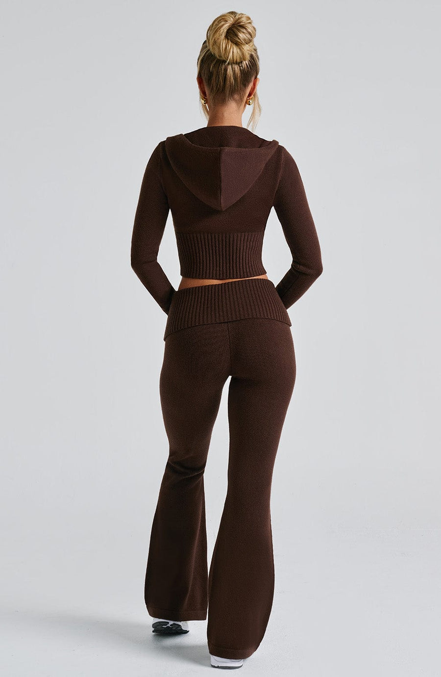 Pantalon en Maille Paloma - Chocolat