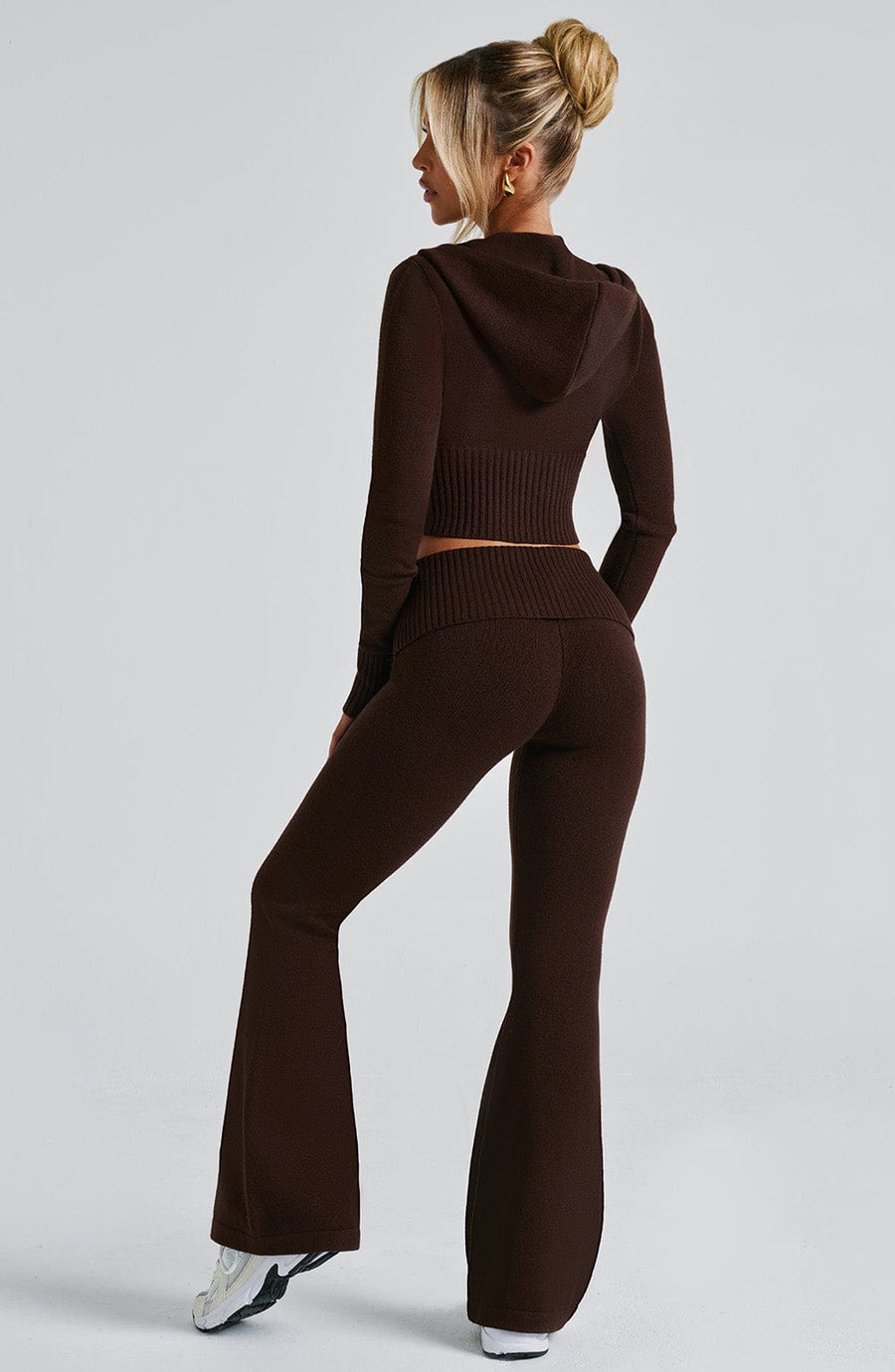 Pantalon en Maille Paloma - Chocolat