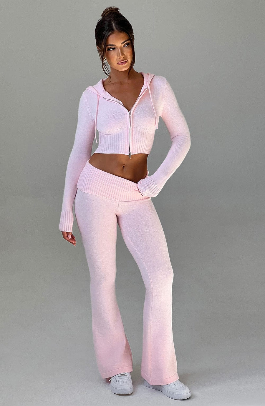Pantalon en Maille Paloma - Rose