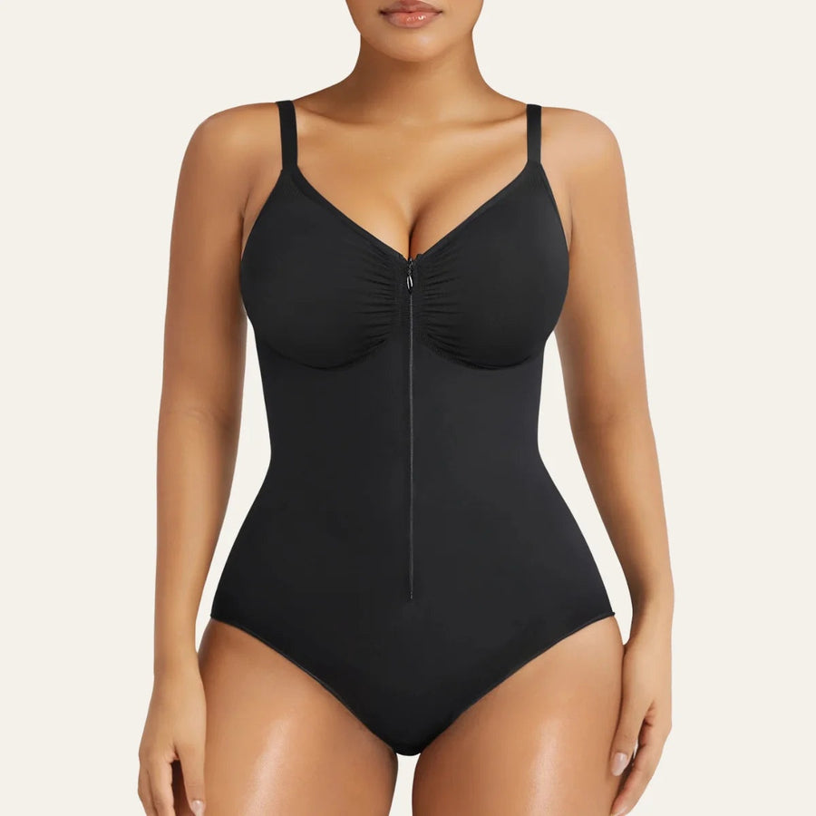 Body Reductor con Cremallera — Braguita Faja Moldeadora - Negro