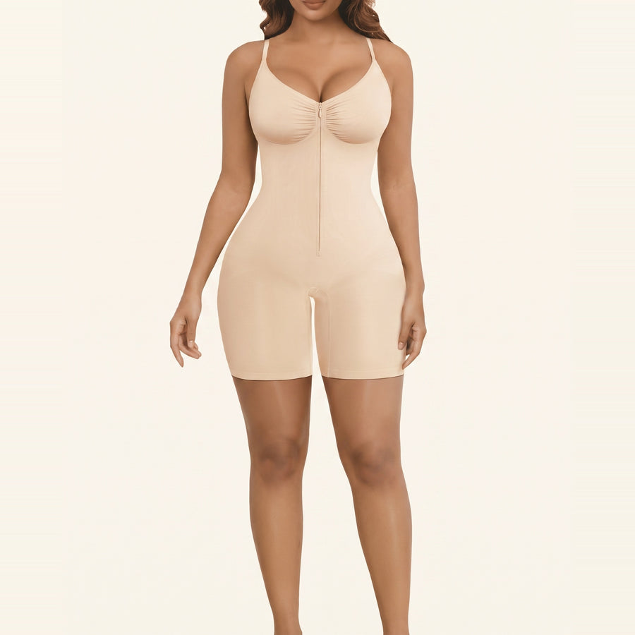 Body Reductor con Cremallera — Faja Moldeadora Sin Costuras