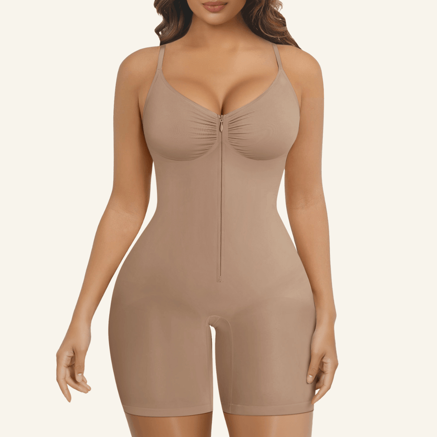 Body Reductor con Cremallera — Faja Moldeadora Sin Costuras